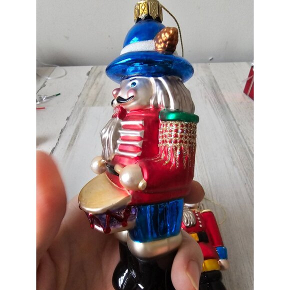 Lao-mai Glass nutcracker ornament set soldier Xmas tree - Picture 3 of 14